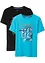 Jungen T-Shirt (2er Pack) aus Bio Baumwolle, bonprix