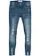 Jean skinny fille avec effet usé, bonprix