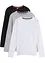 Kinder Langarmshirt aus nachhaltiger Baumwolle, (3er-Pack), bonprix