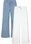 Capri Jeans Mid Waist, (2er Pack), bonprix