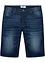 Stretch-Jeans-Bermuda mit verstärktem Schritt, Regular Fit, bonprix