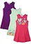 Lot de 3 robes fille en jersey de coton, bonprix