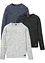 Langarmshirt (3er-Pack), bonprix