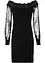 Robe à épaules dénudées avec manches en mesh, BODYFLIRT boutique
