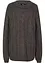 Oversize-Pullover mit Zopfmuster, bonprix