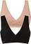 Wende-Bustier mit Bio-Baumwolle (2er Pack), bpc bonprix collection