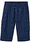 Bermuda long cargo en lin majoritaire, Regular Fit, RAINBOW
