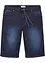 Bermuda confortable en jean et molleton, Regular, bonprix