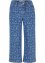Komfort-Stretch-Jeans -Culotte, bedruckt, John Baner JEANSWEAR