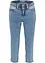 Skinny Jeans Mid Waist, knieumspielend Stretch, bonprix