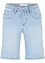 Bermuda en jean, coupe slim, taille mi-haute, bonprix