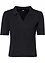 Ripp-Poloshirt, halbarm, bonprix