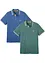 Poloshirt, Kurzarm (2er Pack), bonprix