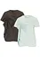 Lot de 2 T-shirts de grossesse et d'allaitement en coton, bonprix