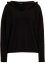 Strick-Pullover mit V-Ausschnitt und Kapuze, bpc bonprix collection