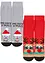 Thermo Socken (2er Pack) mit Bommeln und Augenapplikation mit Grußkarte, bpc bonprix collection