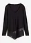 Langarm-Shirt mit Materialmix, BODYFLIRT