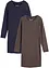 Lot de 2 robes en jersey, bonprix