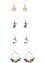 Boucles d'oreille (ens. 8 pces.), bpc bonprix collection