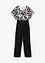 Wickeljumpsuit mit Print, bonprix