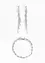 Bracelet, boucles d'oreilles (Ens. 3 pces.), bpc bonprix collection