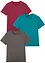 T-Shirt mit V-Ausschnitt (3er Pack), bonprix