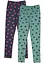 Leggings mit Bio Baumwolle (2er Pack), bonprix