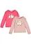 Langarmshirt aus reiner Bio Baumwolle (2er-Pack), bonprix