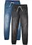 Regular Fit Schlupfjeans, Straight (2er Pack), RAINBOW