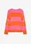 Rundhals-Feinstrickpullover mit Blockstreifen, bonprix