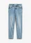 Jean droit taille haute, peu stretch, bonprix