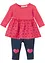 Baby Sweatkleid und Leggings (2-tlg.Set) Bio Baumwolle, bpc bonprix collection