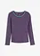 Rippshirt gestreift aus Bio-Baumwolle, bonprix