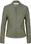 Leichte Lederimitat-Jacke mit seitlichen Stretcheinsätzen, tailliert, bonprix