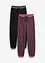 Sweathose aus Baumwoll-Mix, 2er Pack, bonprix