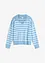 Gestreifter Pullover aus Viskosemix, bonprix