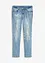 Straight-Jeans Mid Waist, Print, bonprix