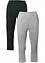 Schmal geschnittene Capri-Leggings (2er Pack), bonprix
