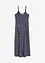 Sommerliches Jerseykleid mit Knopfleiste und Streifen, bonprix