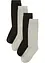 Lot de 4 chaussettes longueur mollet à bord non comprimant, bpc bonprix collection