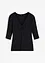 Rippshirt aus softer Viskose, bonprix
