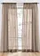 Lot de 2 voilages unis, bonprix