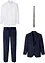 Anzug mit Hemd und Krawatte (4-tlg.Set), Regular Fit, bonprix