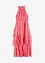 Robe volantée en crêpe, bonprix