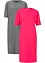 Lot de 2 robes T-shirt oversize, bonprix