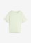 Bio-Baumwoll-T-Shirt mit platziertem Druck, kurzarm, bpc bonprix collection
