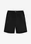 Weite Shorts mit Bundfalten mit Leinen mit High-Waist-Bequembund, bonprix