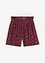 Bedruckte Crinkle-Shorts mit Gummibund, bonprix