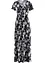 Robe longue manches courtes, bonprix
