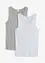 Tanktop, gerippt, Slim Fit (2er Pack), John Baner JEANSWEAR